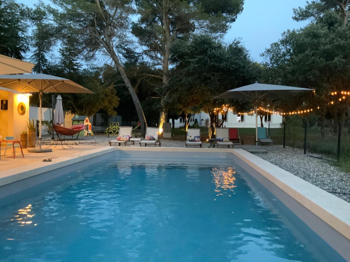 Gite Dans Les Pins Avec Piscine Villa Mazan Esterno foto