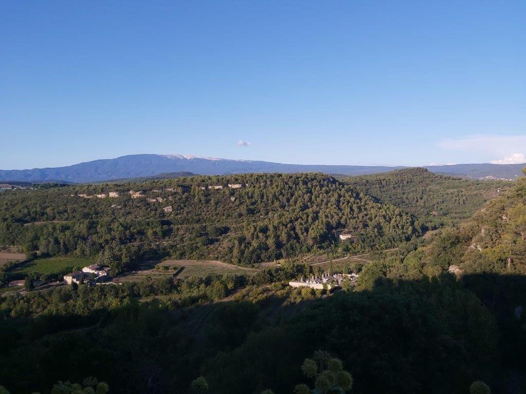Gite Dans Les Pins Avec Piscine Villa Mazan Esterno foto